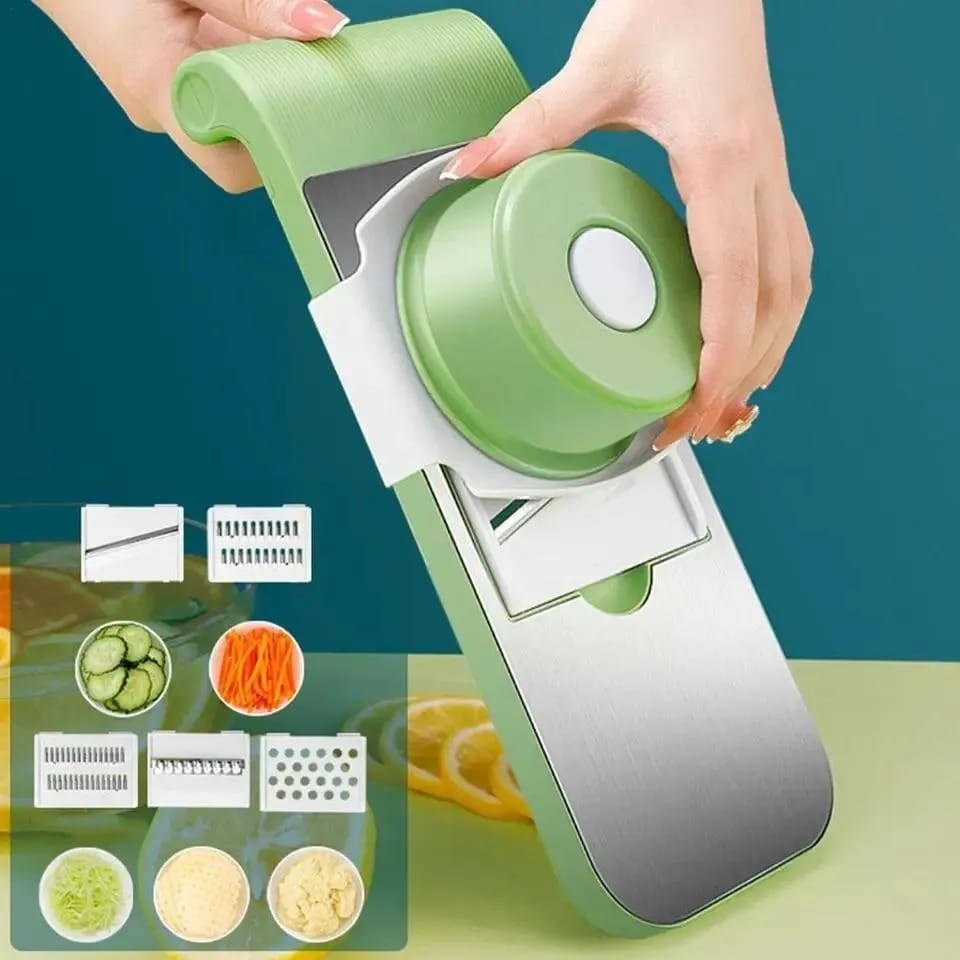 Multi-Functional Vegetable Slicer & Grater – Adjustable Mandoline Cutter
