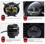 OWL Shape Fog Flash Light (1Pc)