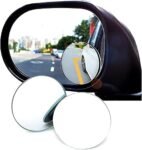 Round view mirror blind spot wide- angel lens  Metal body