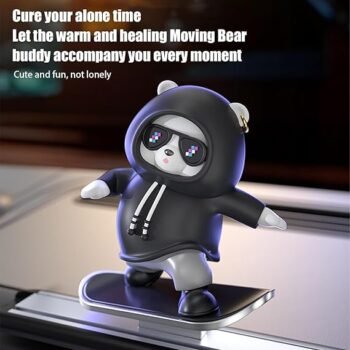 Funny Skateboard Bear Car Dashboard Decoration