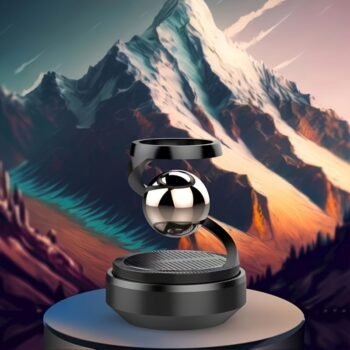 Solar Levitating Star Air Freshener – Car Dashboard Decor (Random Color)
