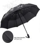 Compact and durable travel umbrella