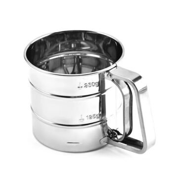 Stainless steel flour sieve cup