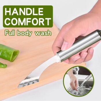 Multifunction pepper corer & slicer tool