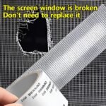 Mesh Roll Tape Window Screen Repair Patch (2 Meter)