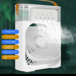 Desktop mist fan Air Cooler with 5-Hole Spray & LED Light